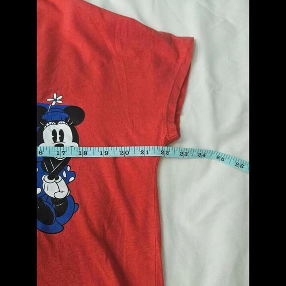 Vintage Disney Minnie Mouse Rainbow Crop Top Size Medium - Picture 4 of 7